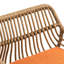 2 tabourets de bar pivotants, orange, siège et repose-pieds réglables, cuisine et salle à manger, fabrication en métal, capacité de 250 lb avec fonction, structure,