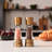 Cole & Mason Derwent Matte Gold Salt& Pepper Mill Set 7.5"-121547638-121872042