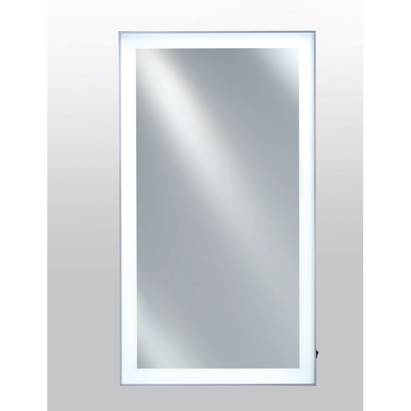Miroir de salle de bain lumineux, H 30 po x l 24 po