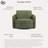 Manchester 44.1" Wide Boucle Accent Chair with Hidden Storage and USB Charging Ports-1820553996