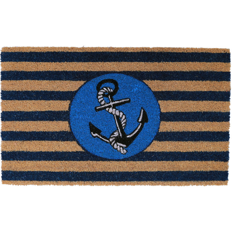 Glendale Non-Slip Striped Outdoor Doormat