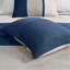 Ensemble d'édredon en faux suède 7 pièces Blue Queen-131587841-131587842
