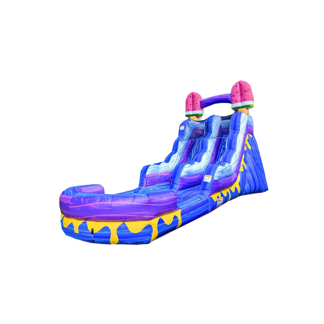 JumpOrange 15' Ice Pops Commercial Grade Water Slide with Detachable ...