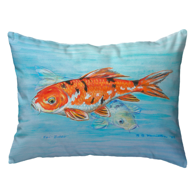 Outdoor Reversible Throw Pillow