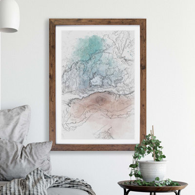 Sandy Beach - Framed Print