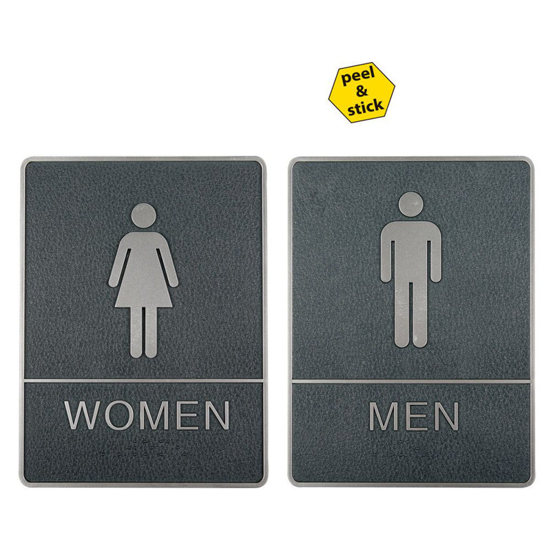Enseigne de toilettes