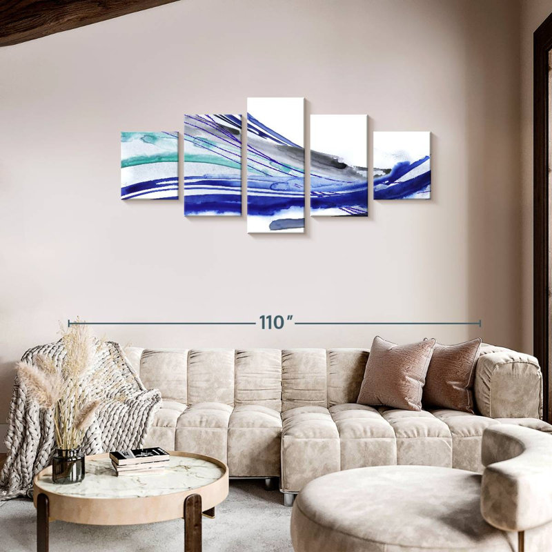 Wave Surge II, 36" H x 80" W