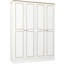 Bradt 4 Door Manufactured Wood Wardrobe