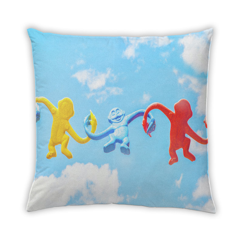 Coussin décoratif, Microsuède