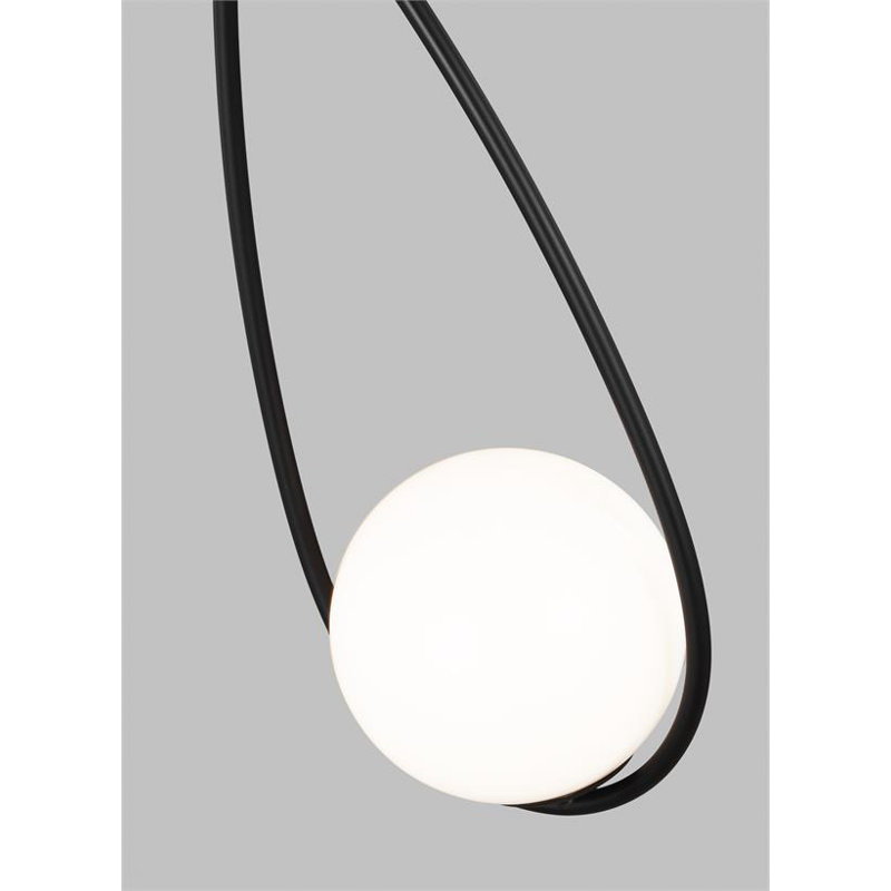 Alain 1 - Light Single Pendant, Midnight Black