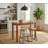 Hershman Solid Wood Base Dining Table-2060439786