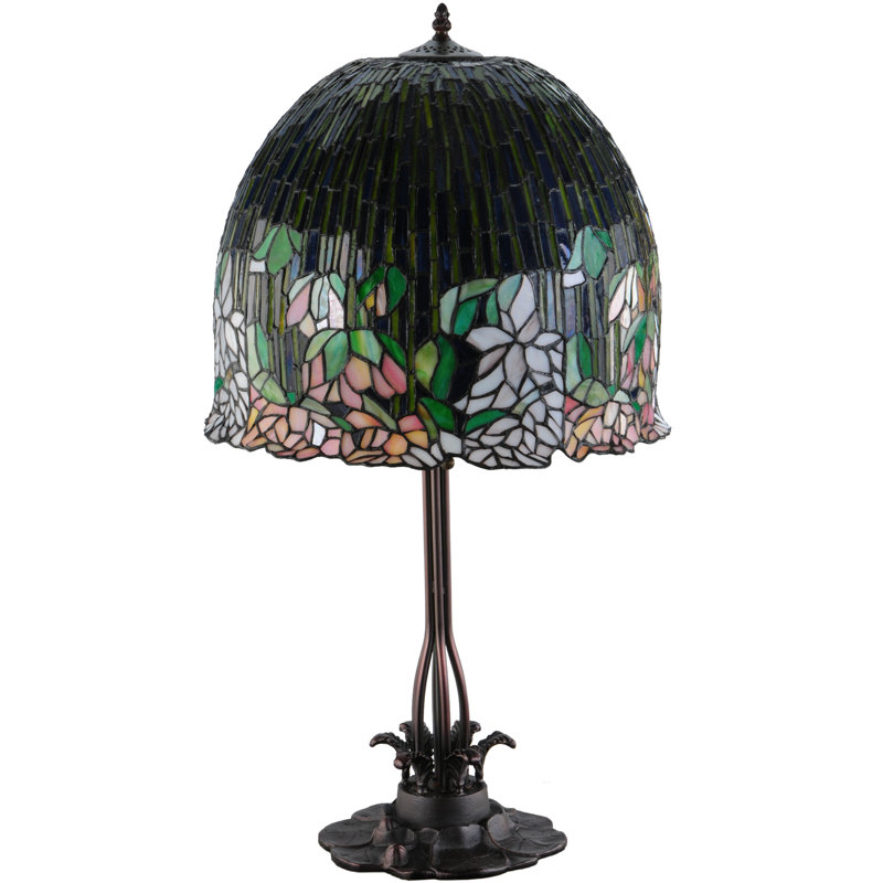 Tiffany Flowering Lotus 32" Table Lamp