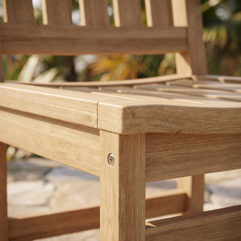 Alessio Outdoor Teak Dining Side Chair