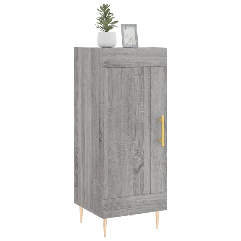 Lourdes 34.5cm Sideboard, Grey Sonoma