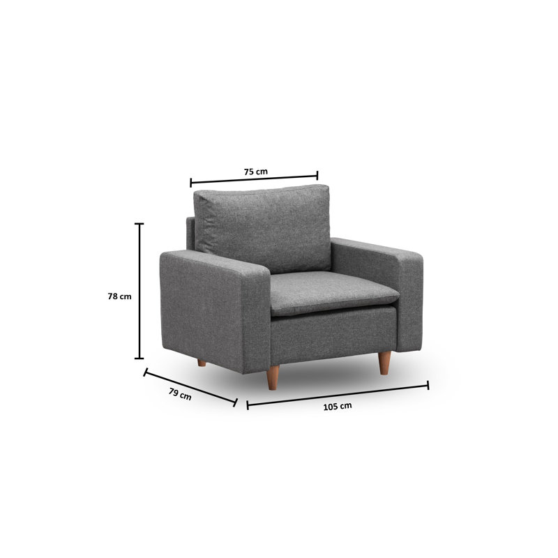 Bina Upholstered Wingback Chair