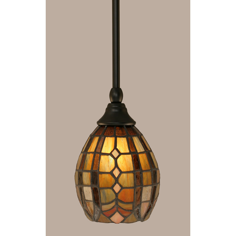 1 - Light Pendant, Matte Black