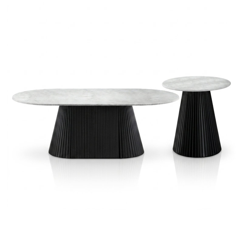 Ensemble de tables basses Huot, 2 pièces: table basse, table de bout