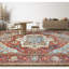 Hand Knotted Wool Area Rug in Red-275504896