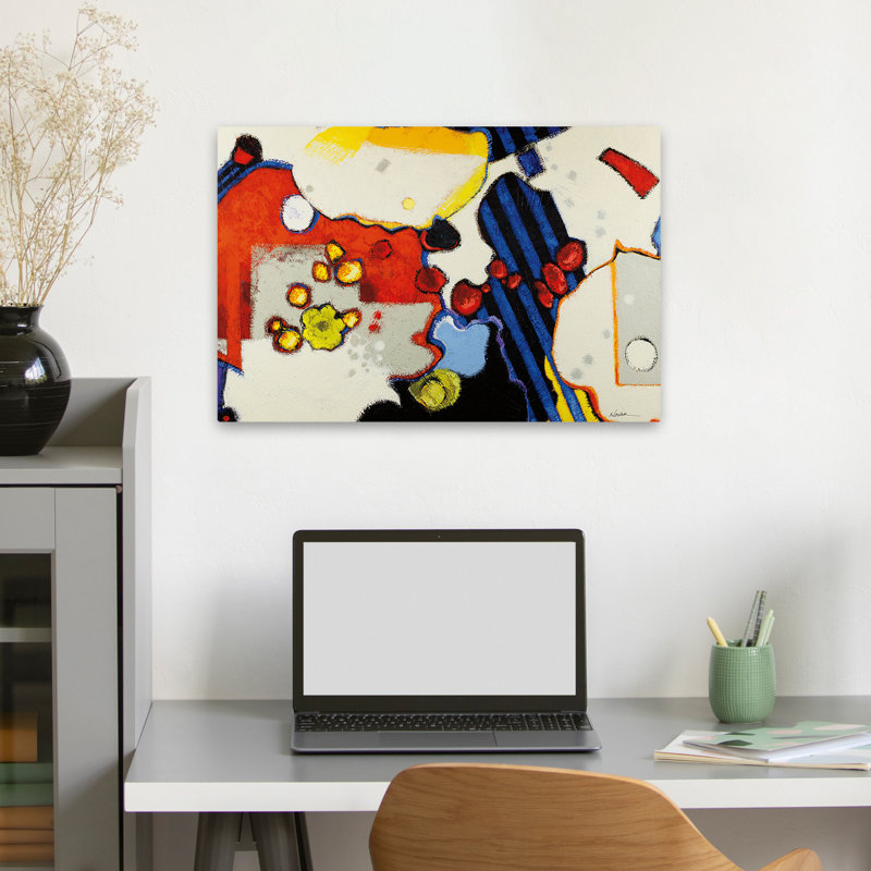 Abstract Spots Mod, 16" H x 24" W