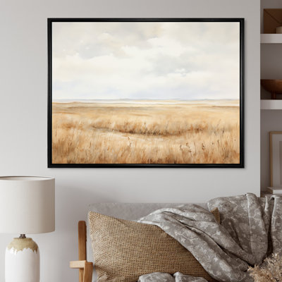 «Prairies Charm liquide Art Majestic Grasslands I» sur toile