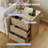 Bedside Table Nightstand with Bedside Storage, Bedroom Side Table and Organizer, Functional and Fluted Nightstand-1132518704-1132518716