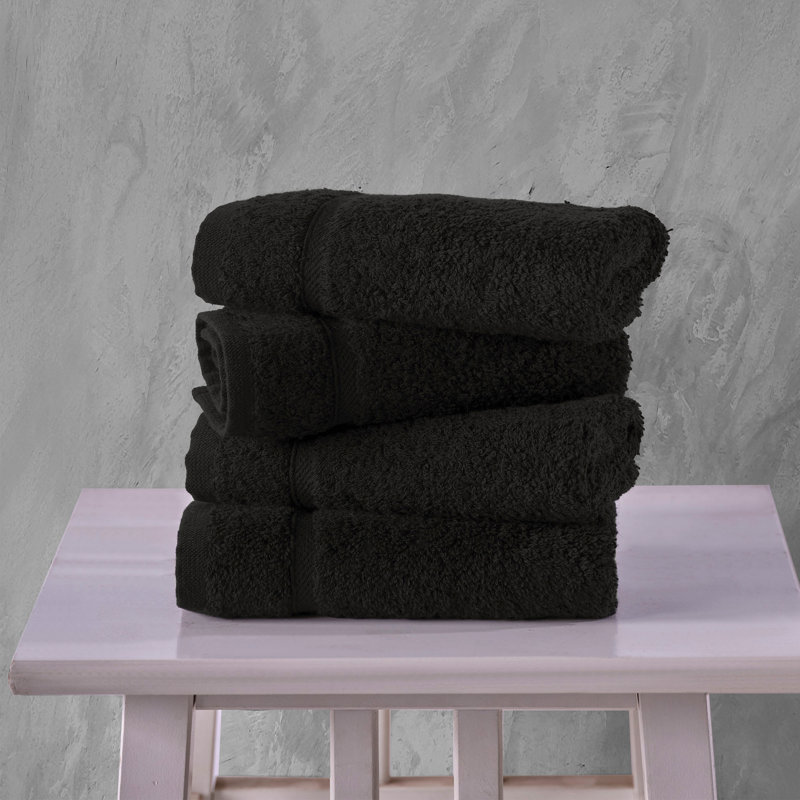 Maldonado 4 - Piece Cotton Guest Room Case Pack, Black