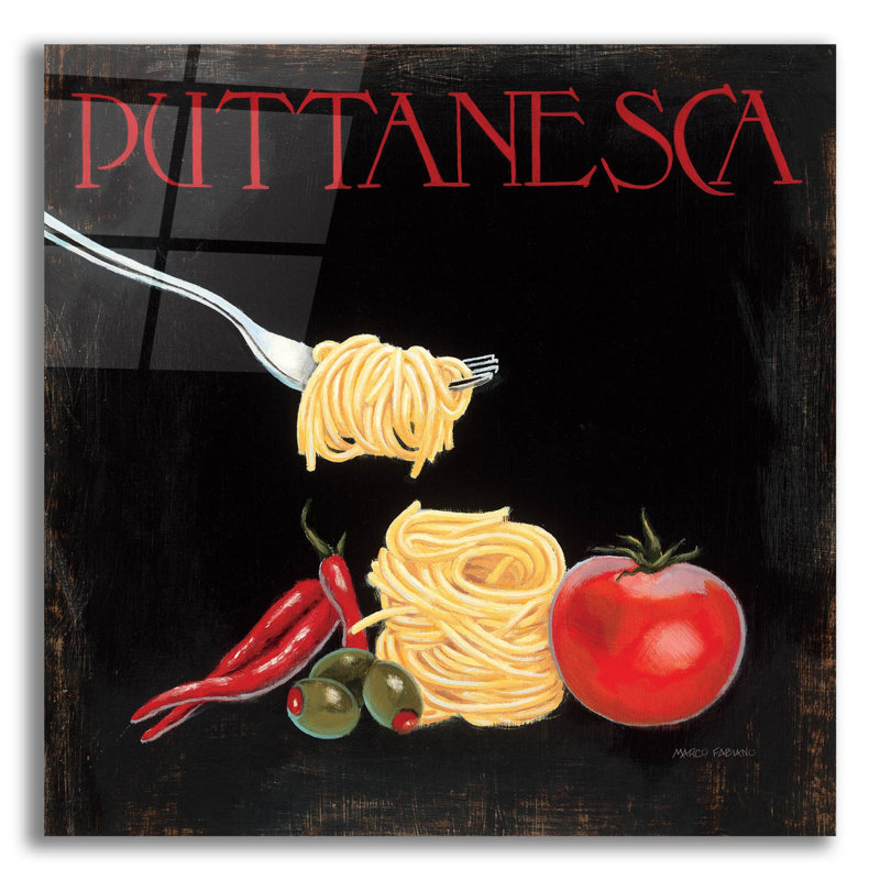 «Italian Cuisine I» par Marco Fabiano, art mural en verre acrylique