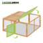 Cage à poulailler pliable en bois Leithow-873793490