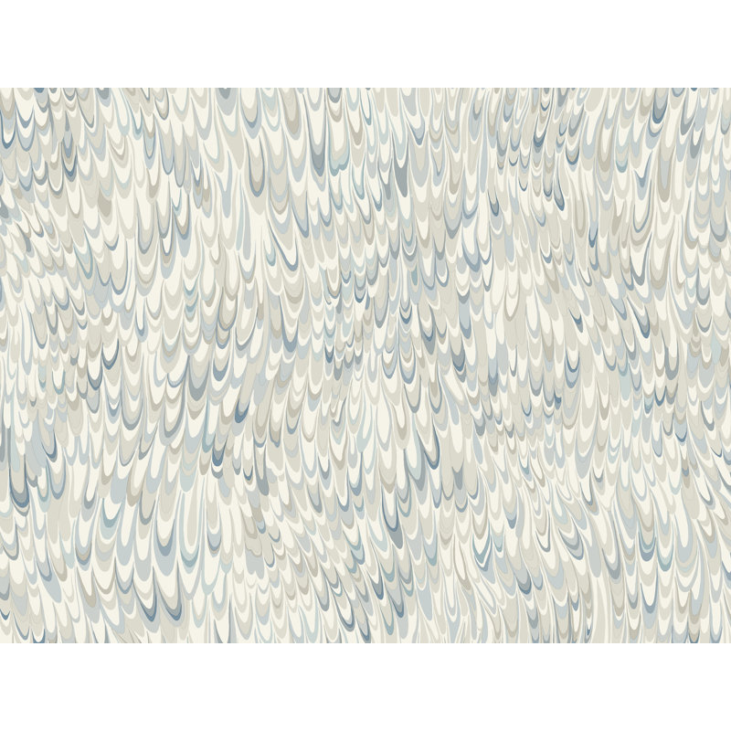 Papier peint Bentina, Bleu