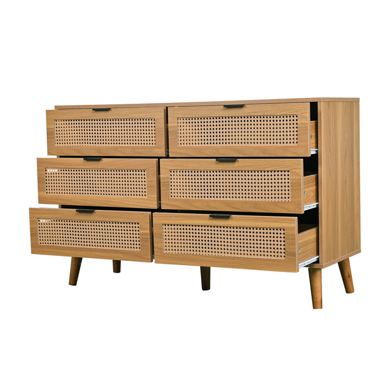 Chest Of Drawers With 6 Drawers, Brown