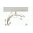 Transitional 1 Light Antique Silver Table Lamp