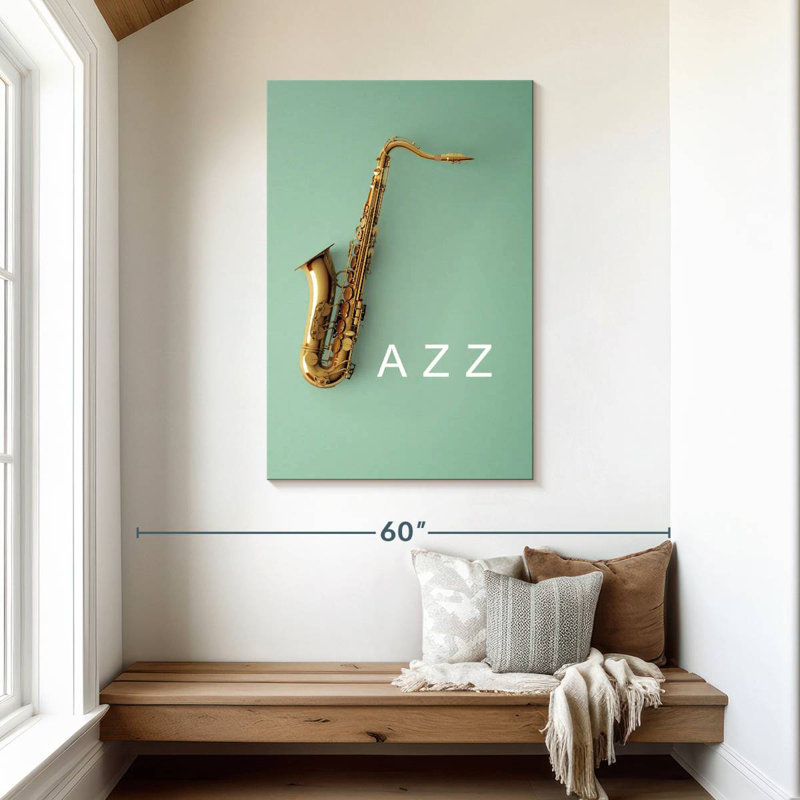 Abarca Jazz Saxophone, H 45 po x l 30 po