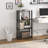 4-Tier 43.3" Corner Shelf, Open Shelves for Display and Storage-434006501
