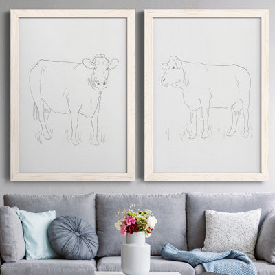 Bovin limousin III - cadre photo, reproduction d'art