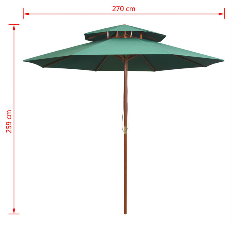 Westin 270cm Parasol, Green
