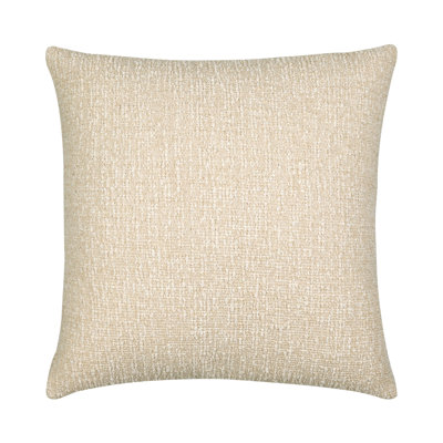 Alto Crema Textured Boucle Indoor & Outdoor Woven Accent Pillow & Insert