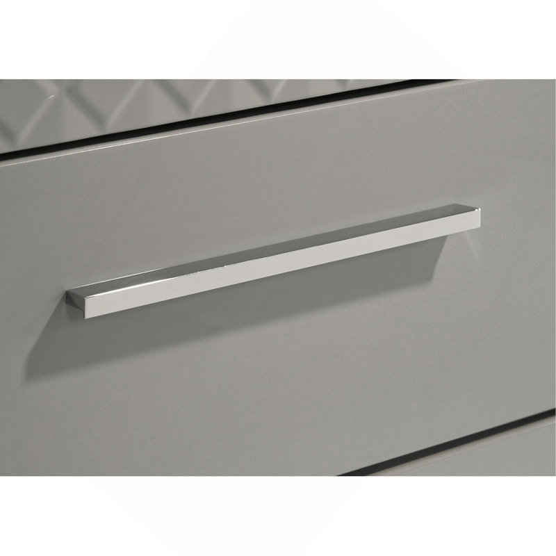 Commode 6 tiroirs ultrabrillante