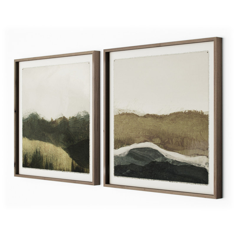 Lands Diptych By Dan Hobday