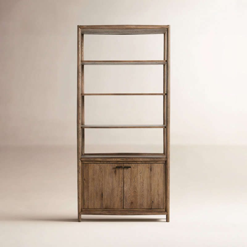 Glenview Bookcase, Weathered Oak