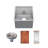 Rivage Basin Undermount Kitchen Workstation Sink-121723637-121723644