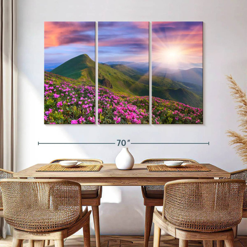 Rhododendrons d'Alvord en été, H 42 po x l 65 po