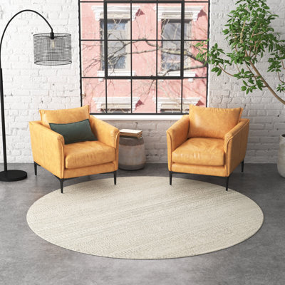 Lansing Geometric Hand-Tufted Wool Gray/Cream Area Rug