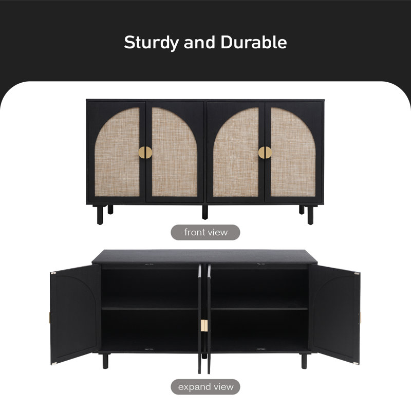Buffet 58,86 po Couthran, Noir