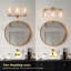 Appliques murales d'intérieur dorées modernes à 3 lumières Lightwheel pour salle de bain Appliques murales de salle de bain pour salon, chambre à coucher, couloir, escalier, ampoules incluses