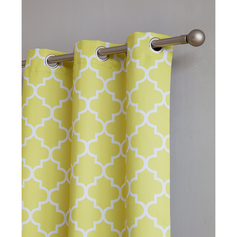 Alexuis Blackout Curtain Pair, 52" W x 72" L, Dusty Blue