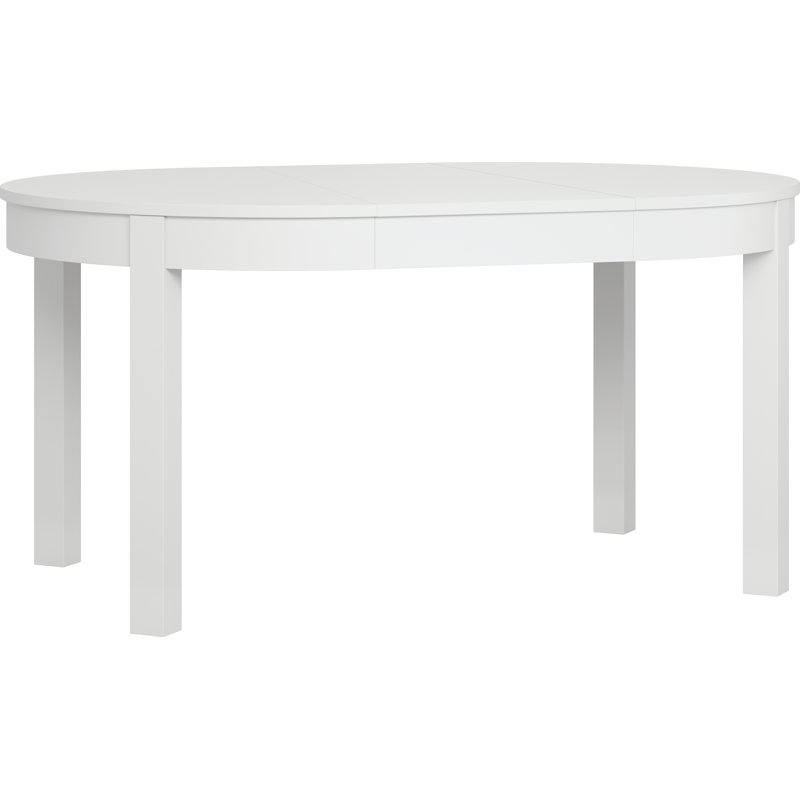 Shinde Round 210Cm L x 110 Cm W Dining Table, White