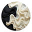 Corynne - Art abstrait rond en métal-109671883