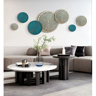 Modern Minimalist Wooden Round Wall Decoration