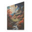 Fall Retreat Cottage Landscape I - Paysage sur bois-670973779
