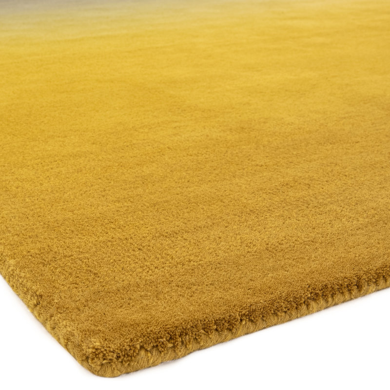 Chaffins Wool Gradient Mustard Rug, Rectangle 160 x 230cm